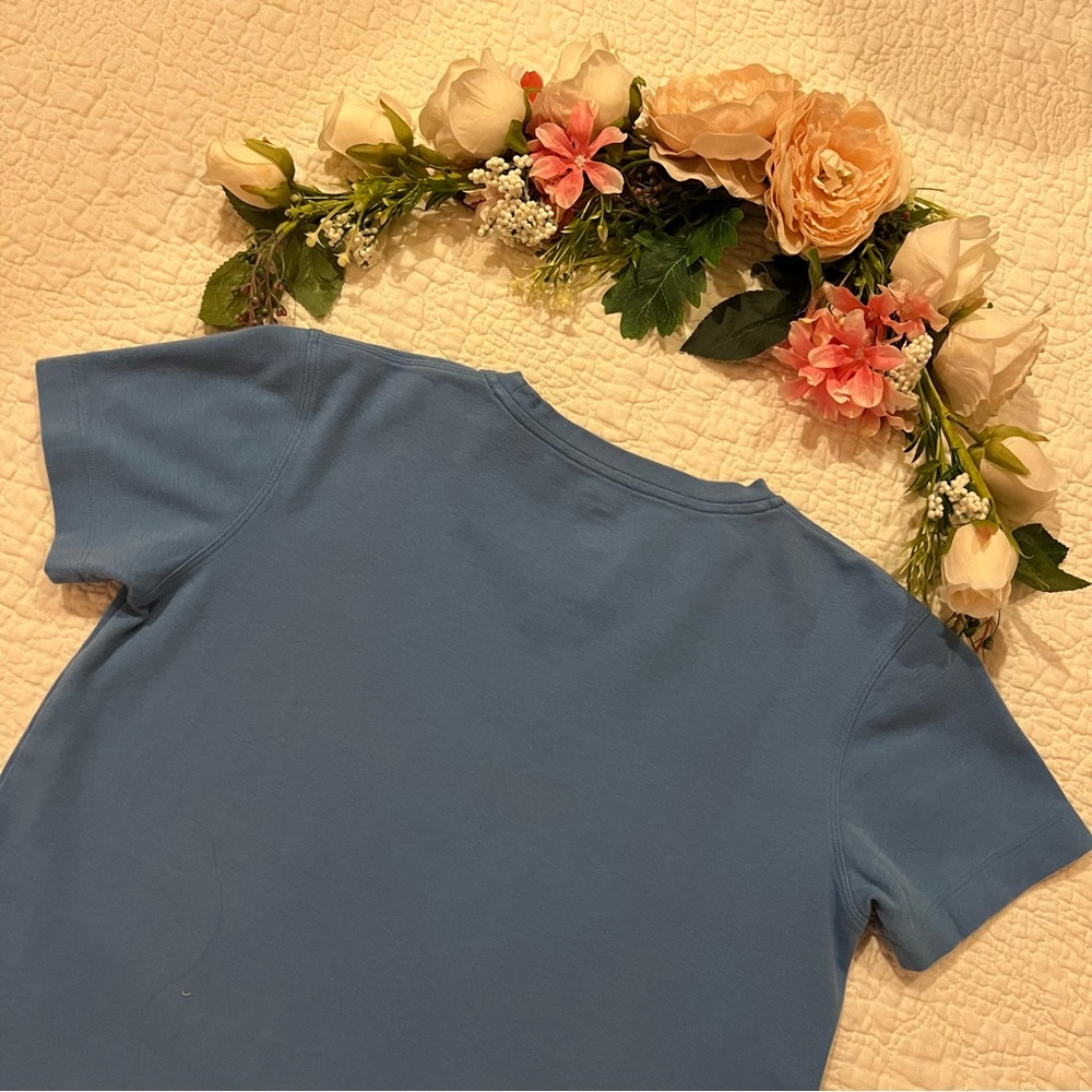 Patagonia Organic Cotton Thick Short Sleeve Tee - Blue - Picture 12 of 13